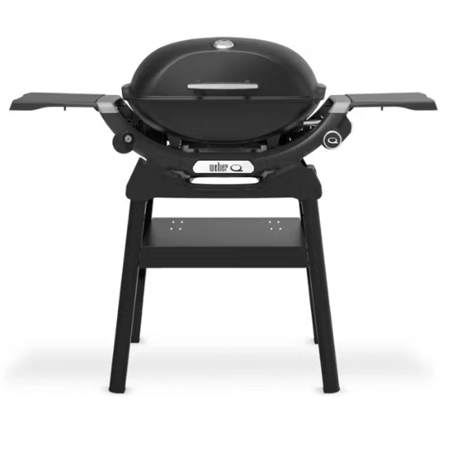 Vendita online Barbecue a gas Weber Q 1200N con ripiani laterali e supporto compatto